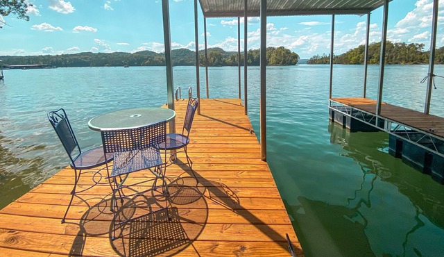 Unique updated cottage on Norris Lake w/ private boat dock and spectacular views