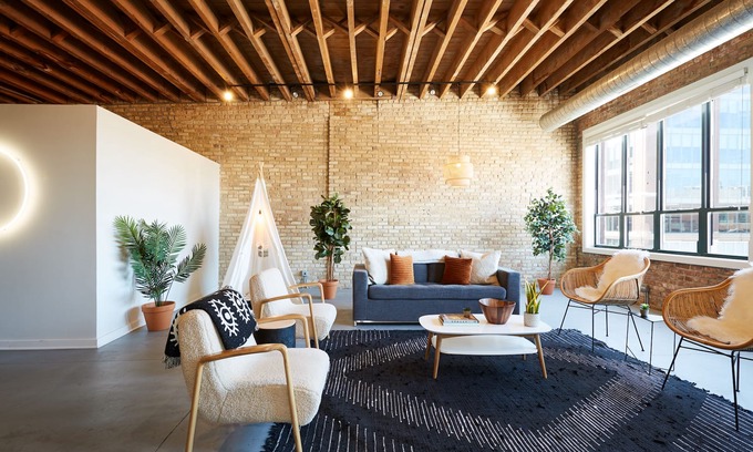 West Loop Apartment | Designer 3BR Luxury Penthouse in Heart of Fulton Market | Featured In Architectu