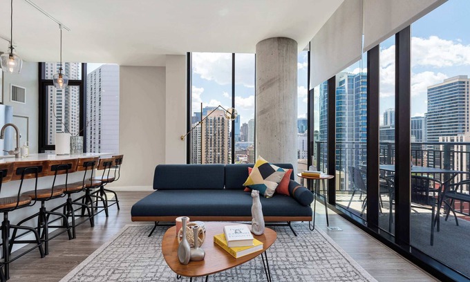 Near North Side Apartment | Gold Coast Group Retreat + Breathtaking Views