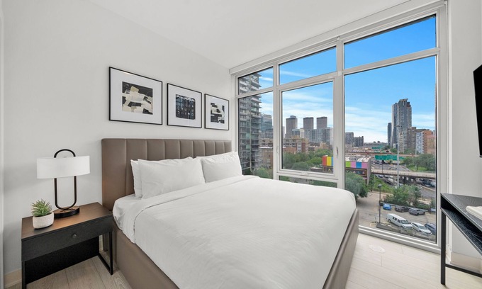 West Loop Apartment | Luxury West Loop Stay: Modern Suites w/Balcony, Resort Amenities & City Views