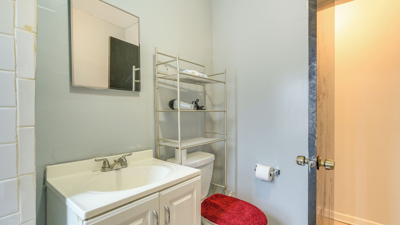 Photo of Bathroom in Back of the Yards